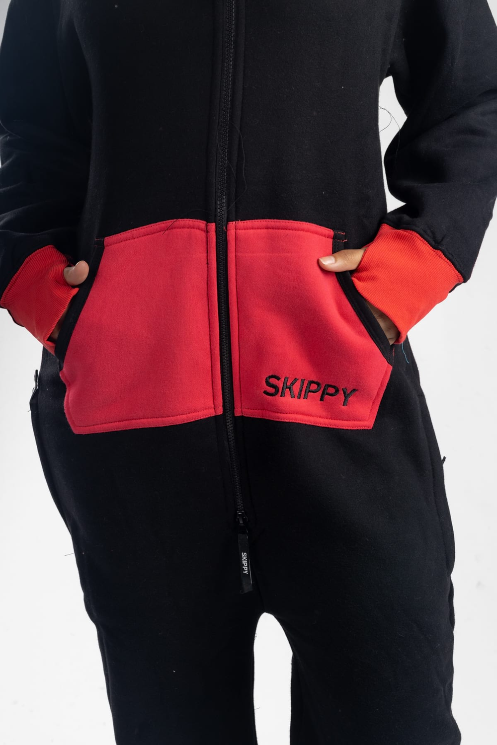 Onesie – schwarz pink