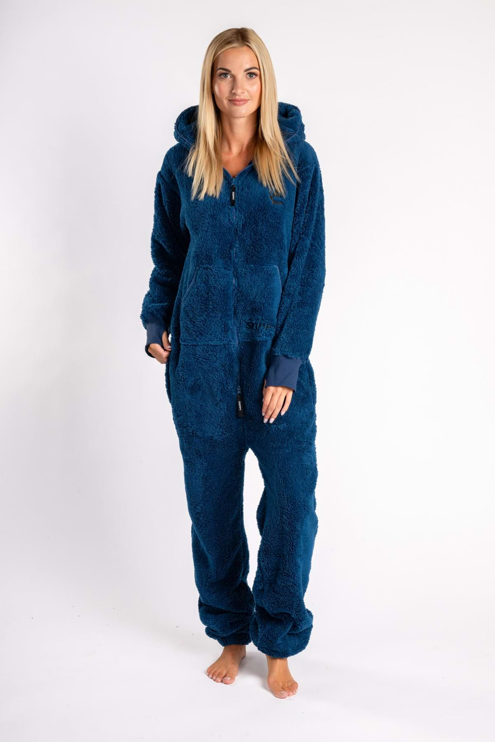Onesie Teddy – dusty blue