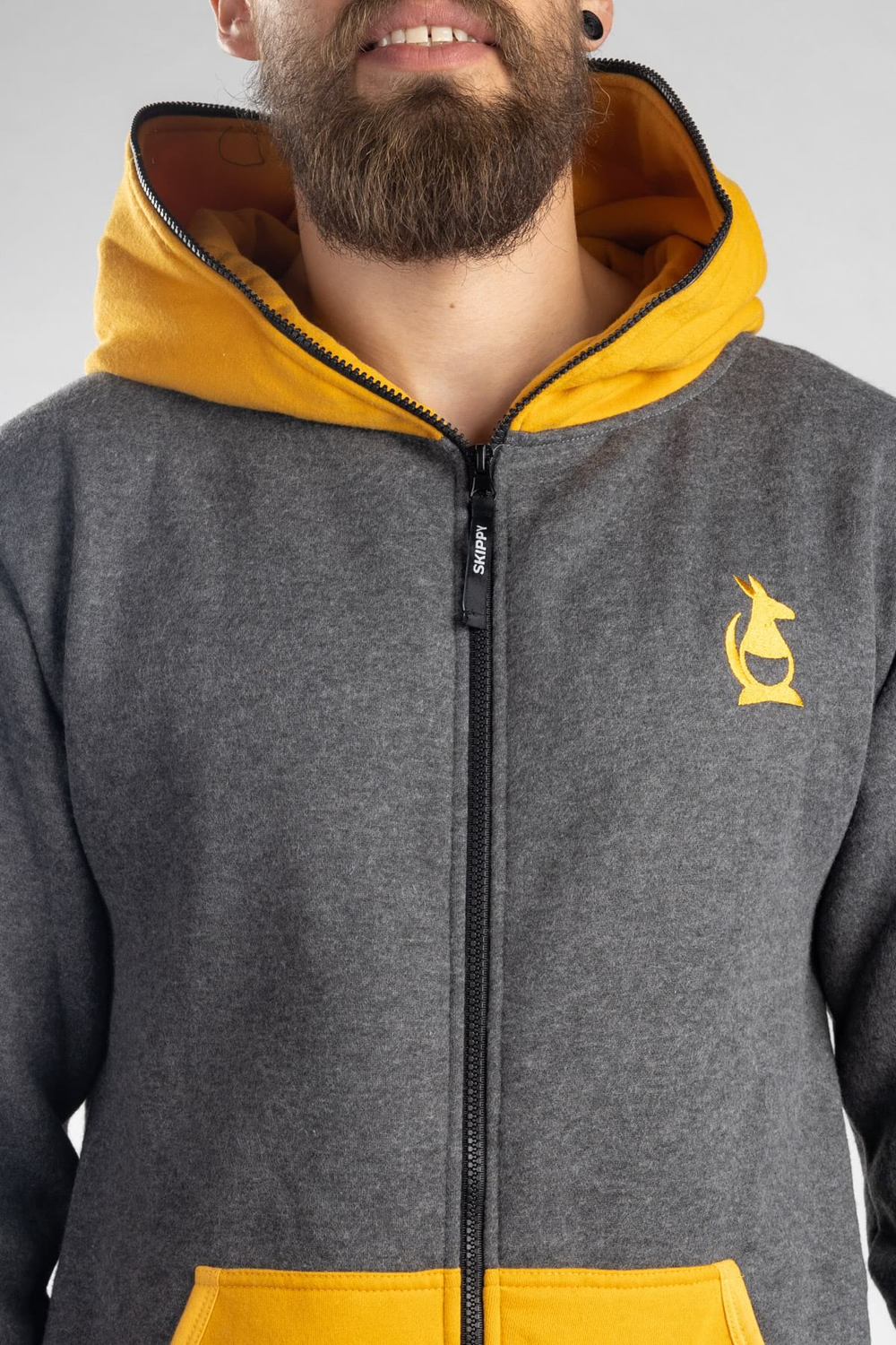 Onesie – grau golden