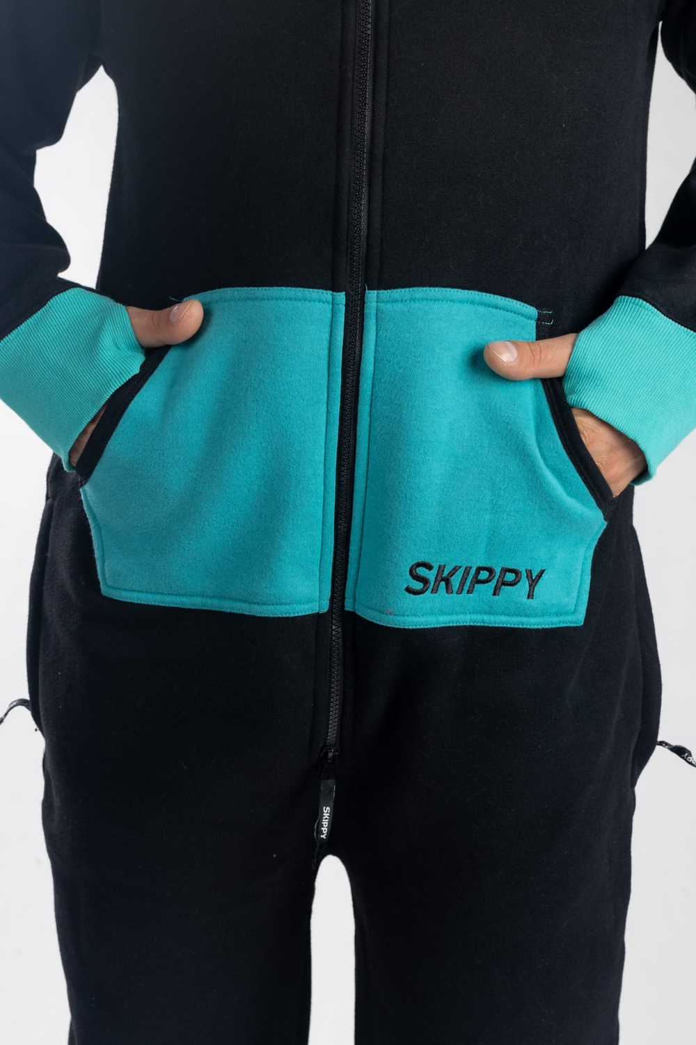Onesie – schwarz türkis