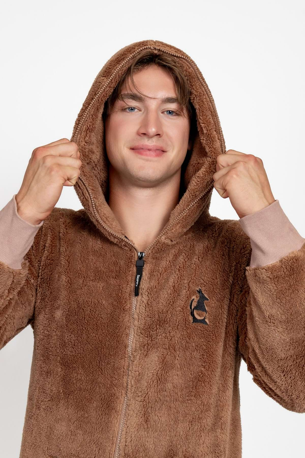Onesie Teddy – dusty cocoa