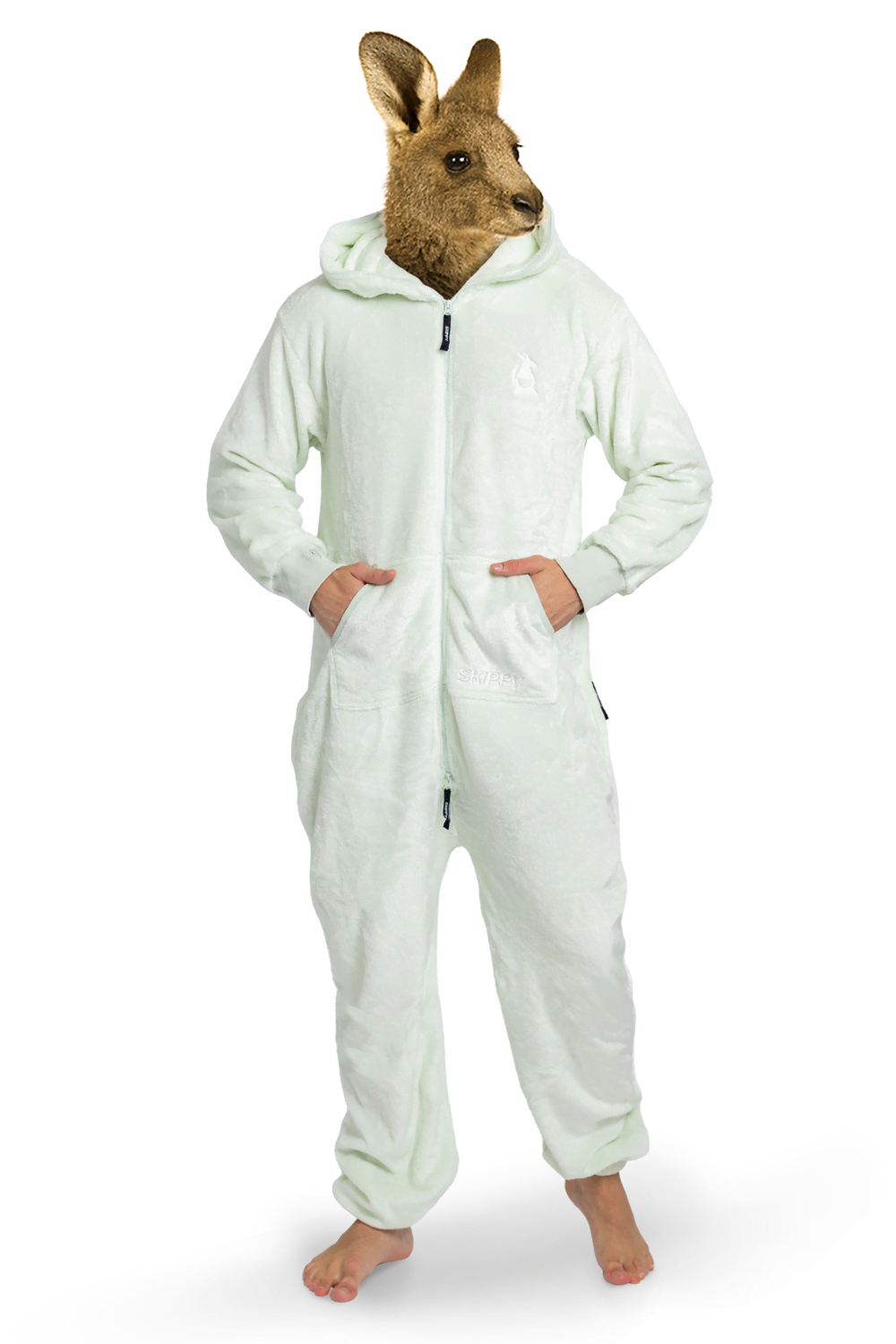 Onesie Velour – Frosty Mint