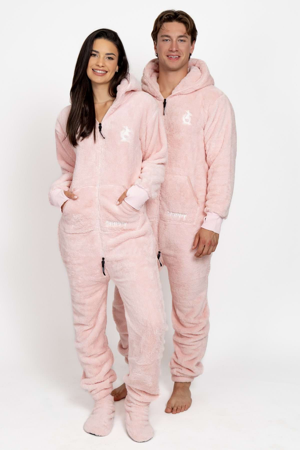 Onesie Teddy – dusty blush pink