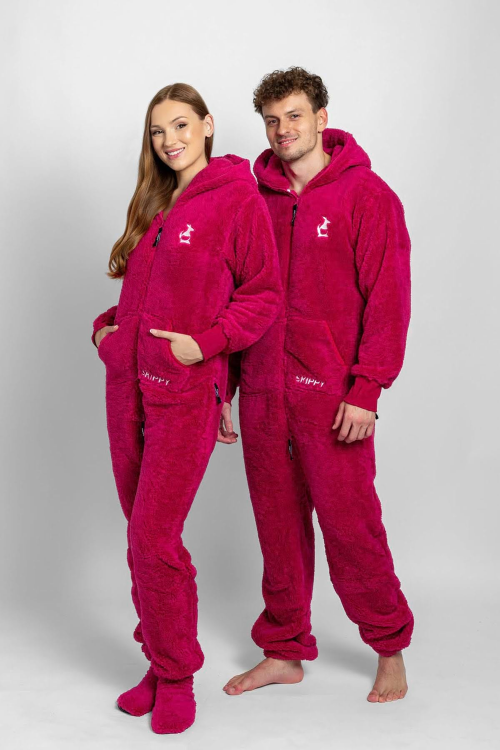 Onesie Teddy – Himbeerrosa