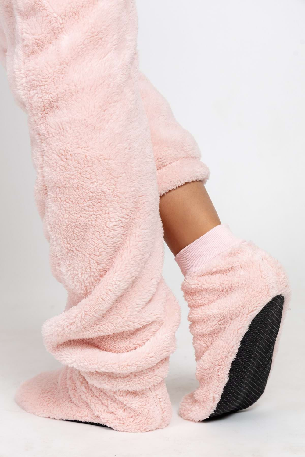 Onesie Teddy – dusty blush pink