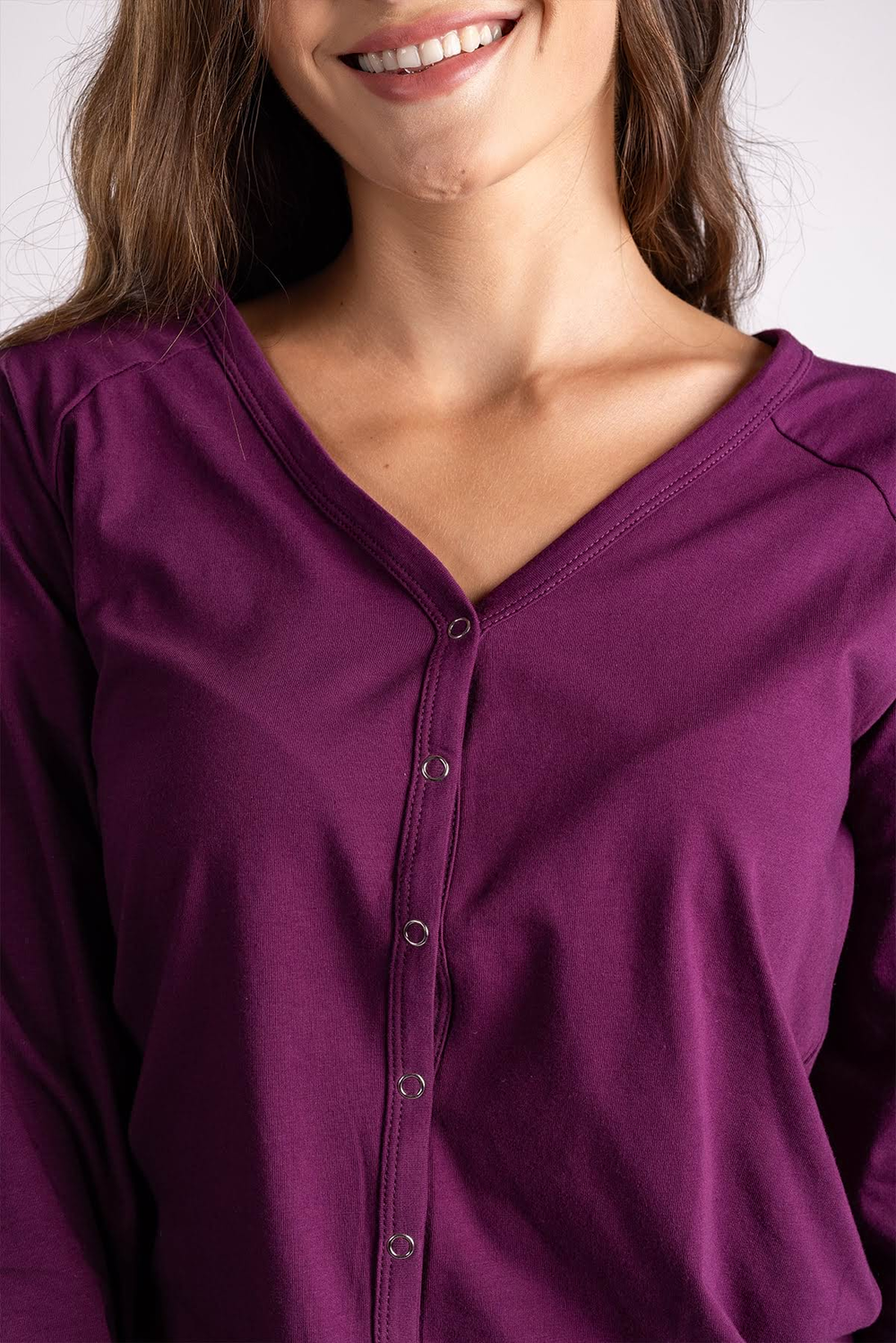 Damen-Schlafoverall – wine