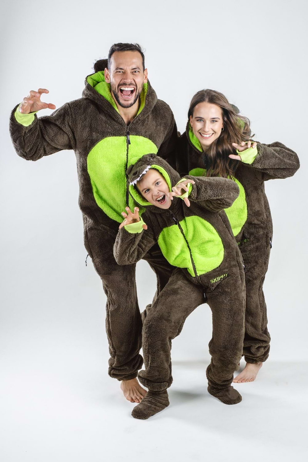 Kinder-Onesie Teddy – Dinosaurier