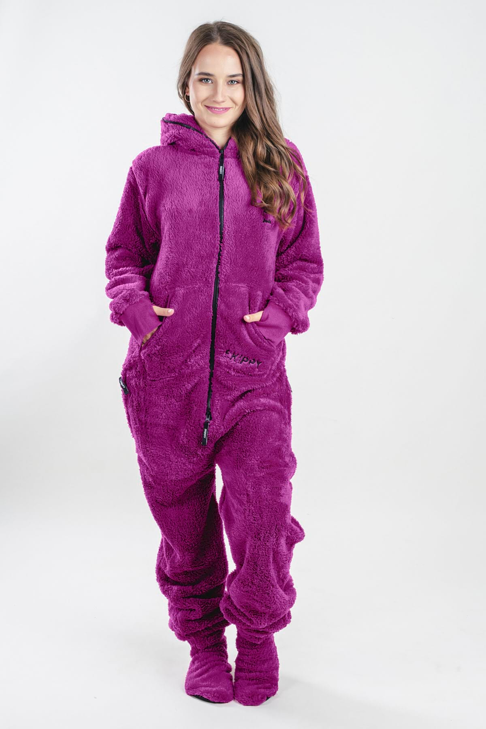 Onesie Teddy – plum
