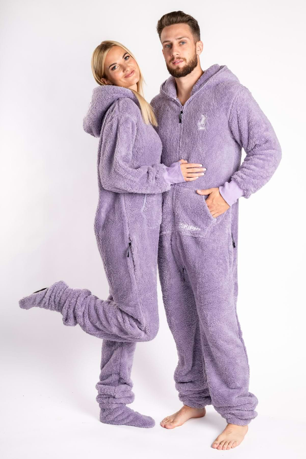 Onesie Teddy – dusty lilac