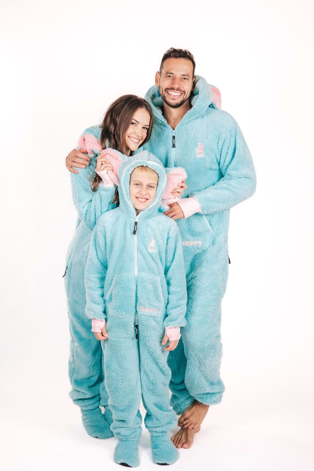 Kinder-Onesie Teddy – Elefant