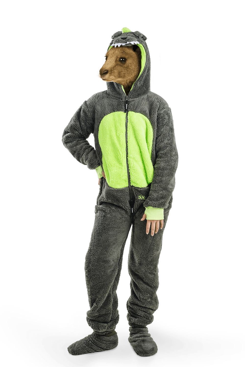 Kinder-Onesie Teddy – Dinosaurier