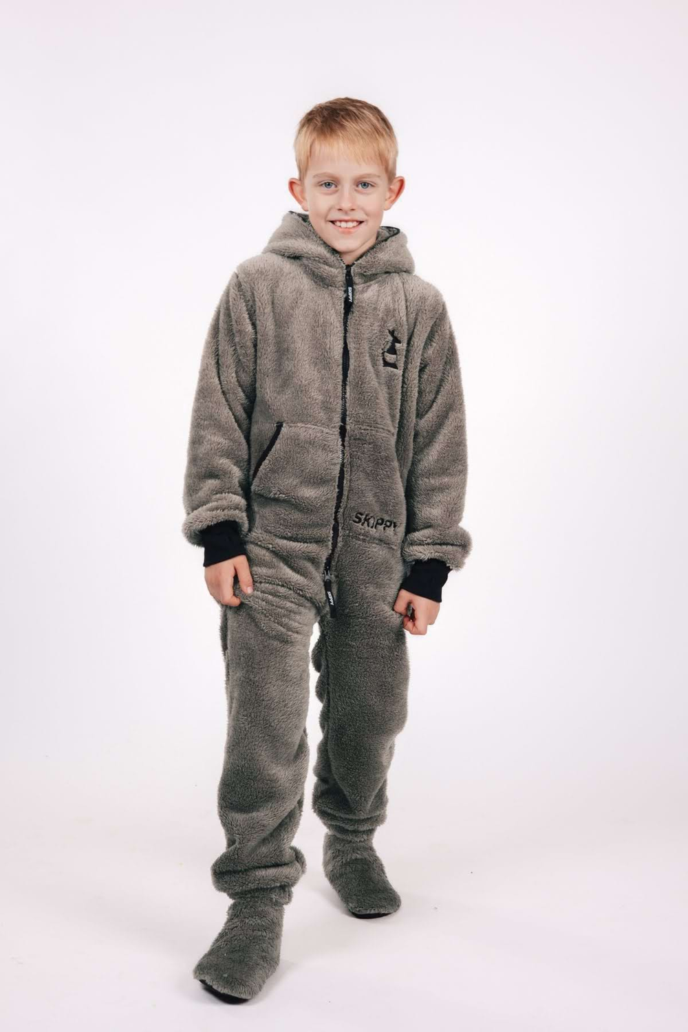 Kinder-Onesie Teddy – Wolf