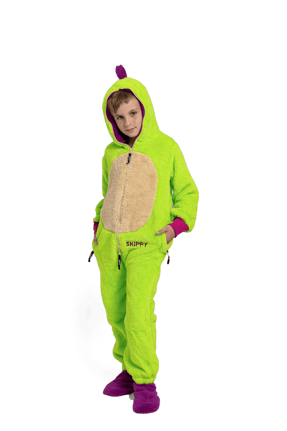 Kinder-Onesie Teddy – Jungle Drache