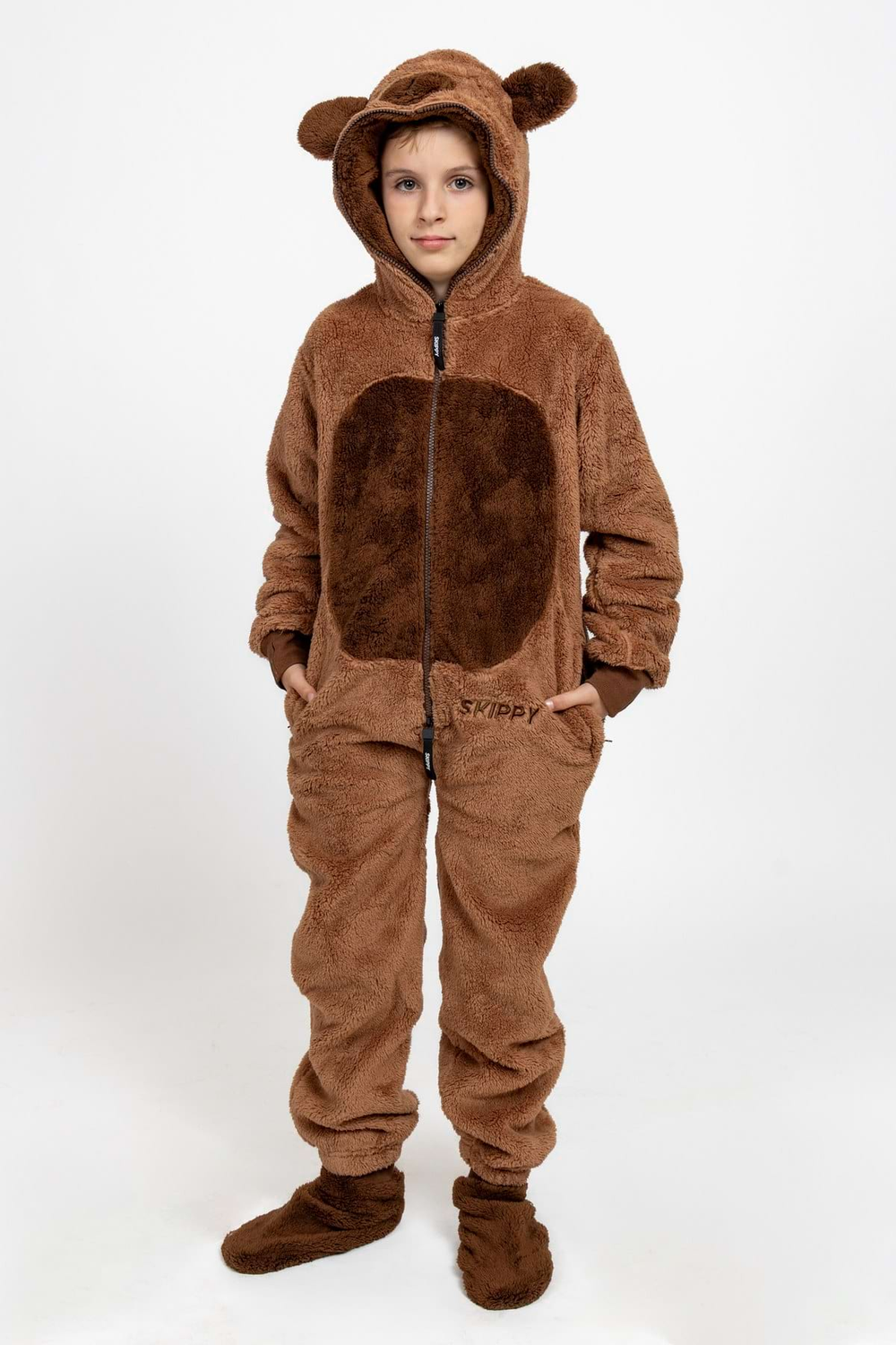 Kinder-Onesie Teddy – Wasserschwein