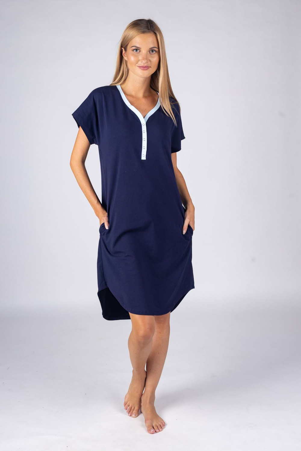 Damen-Nachthemd – navy
