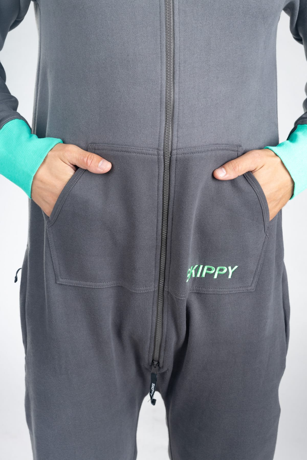 Onesie – grey mint