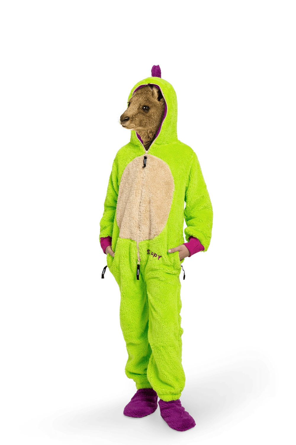 Kinder-Onesie Teddy – Jungle Drache