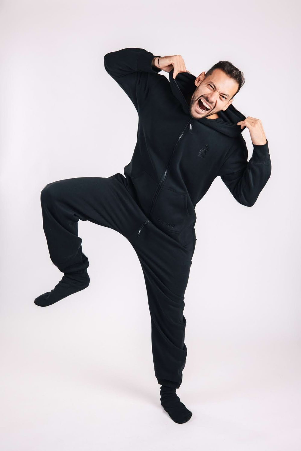 Onesie – ganz schwarz