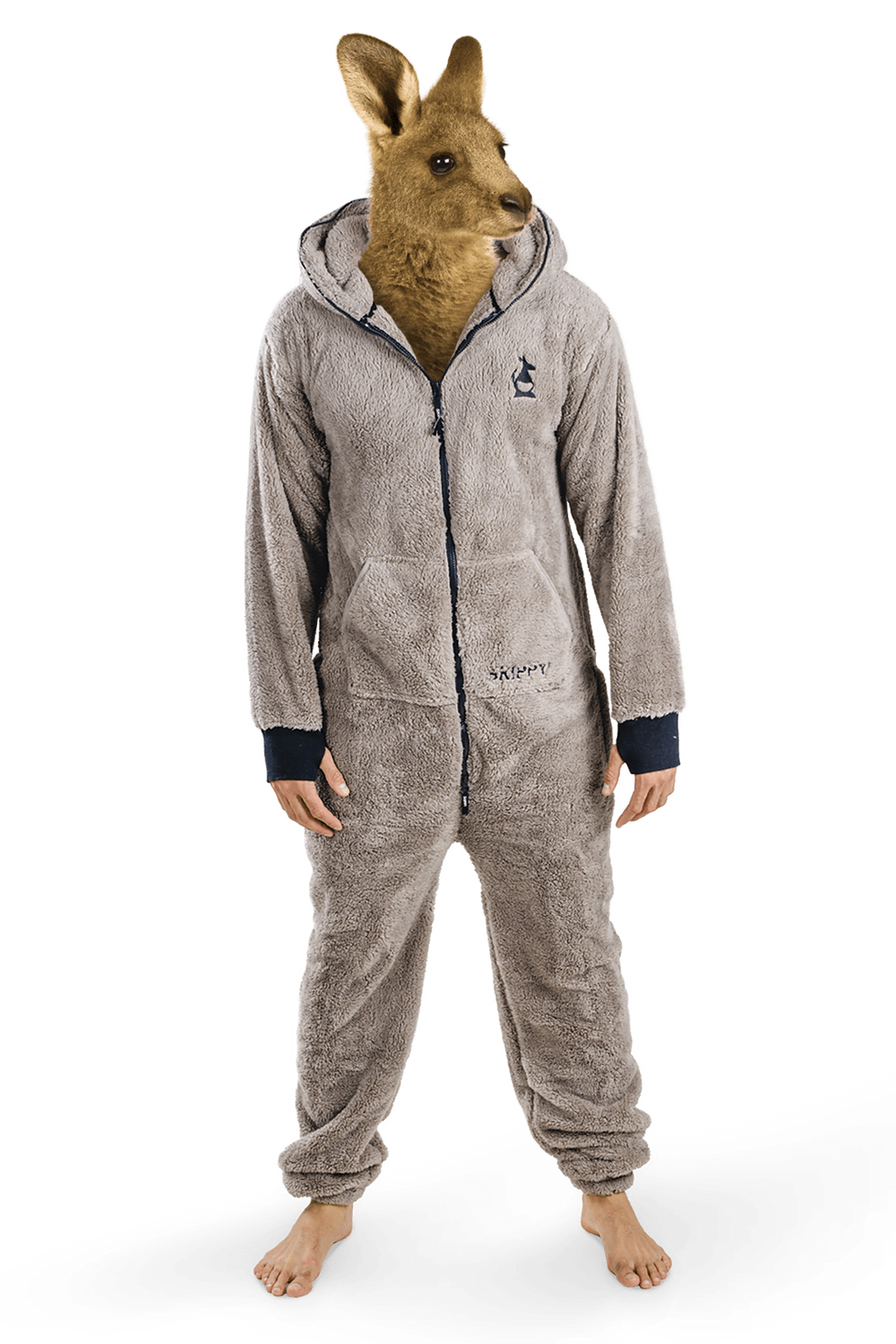Onesie Teddy – hellgrau