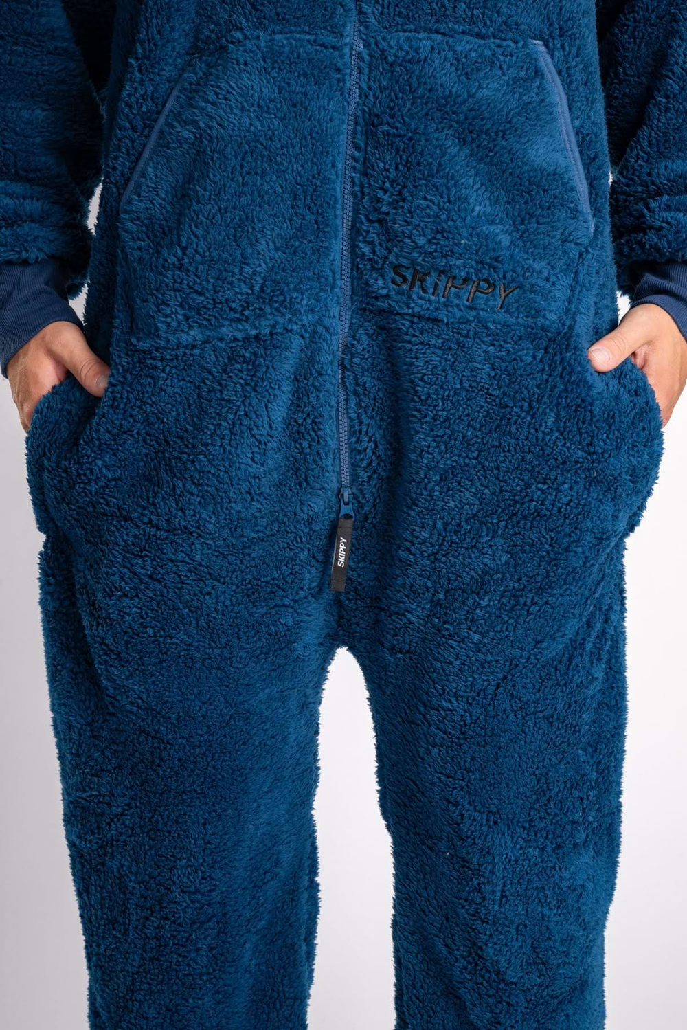 Onesie Teddy – dusty blue