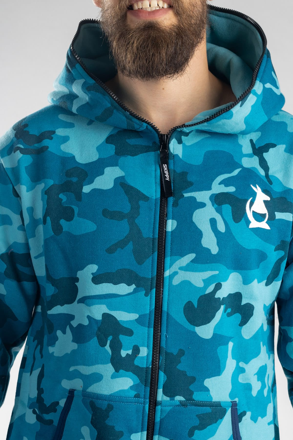 Onesie – Camo blau