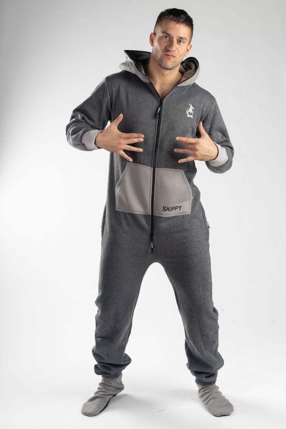 Onesie – grau silver