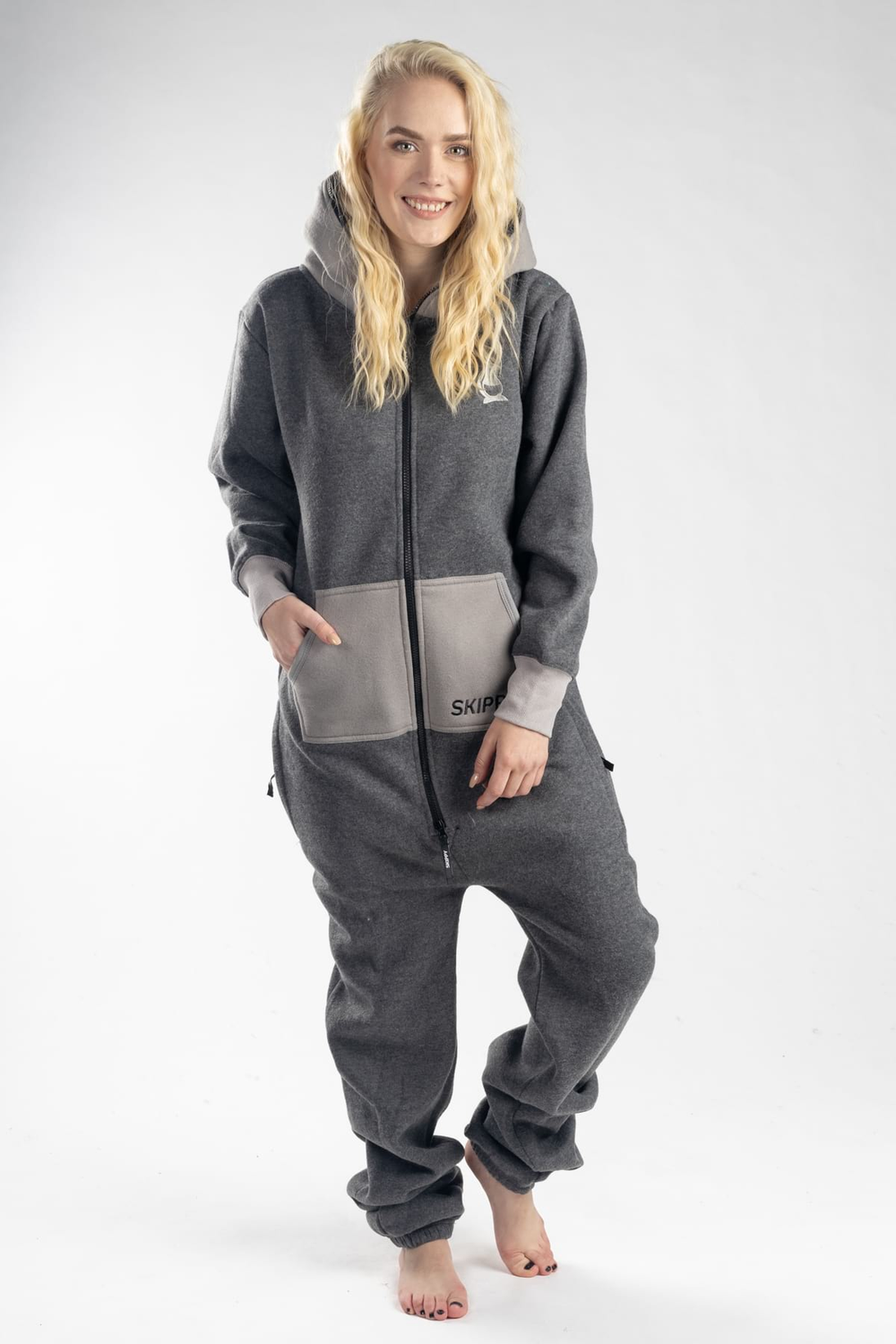 Onesie – grau silver
