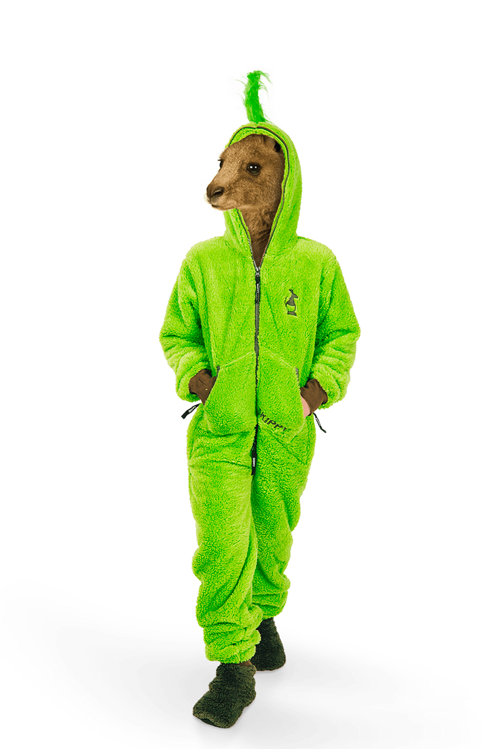 Kinder-Onesie Teddy – Grinch