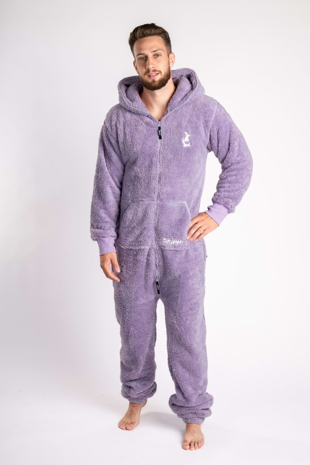 Onesie Teddy – dusty lilac
