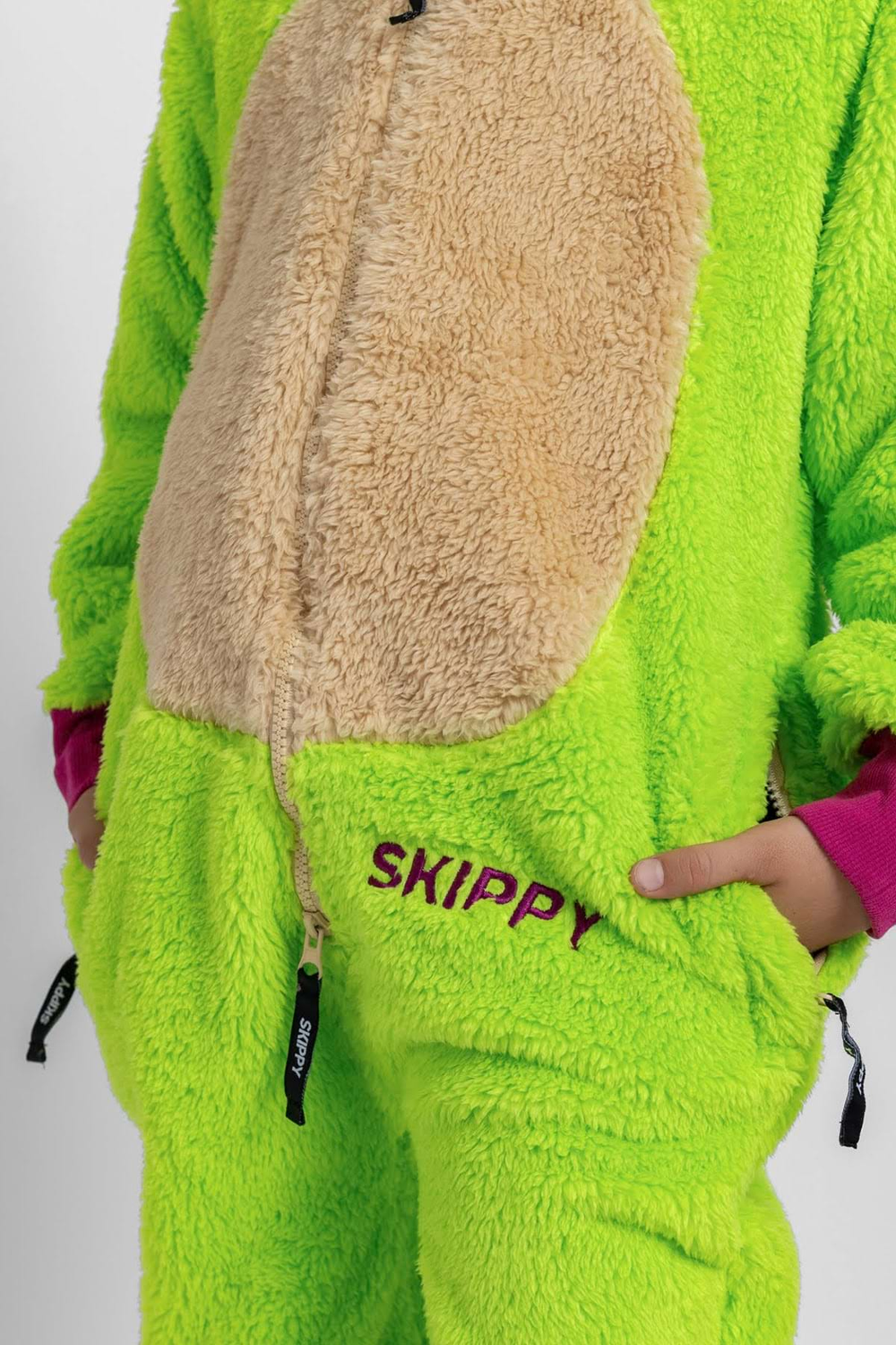 Kinder-Onesie Teddy – Jungle Drache