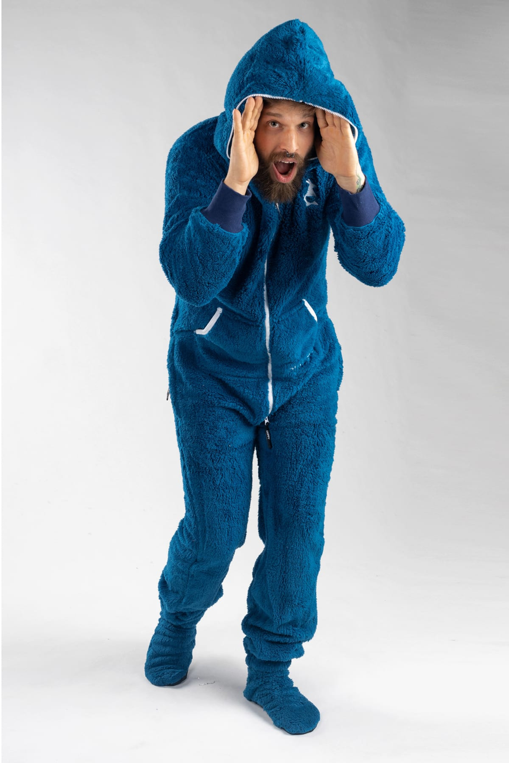 Onesie Teddy – mitternachtsblau