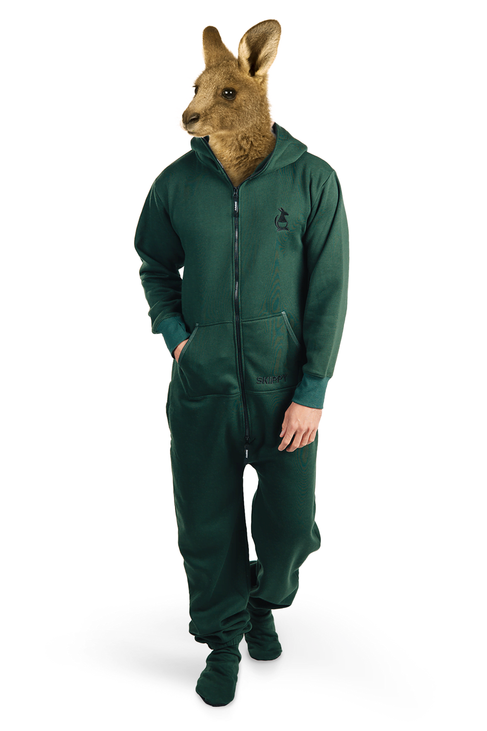 Onesie – dunkelgrün