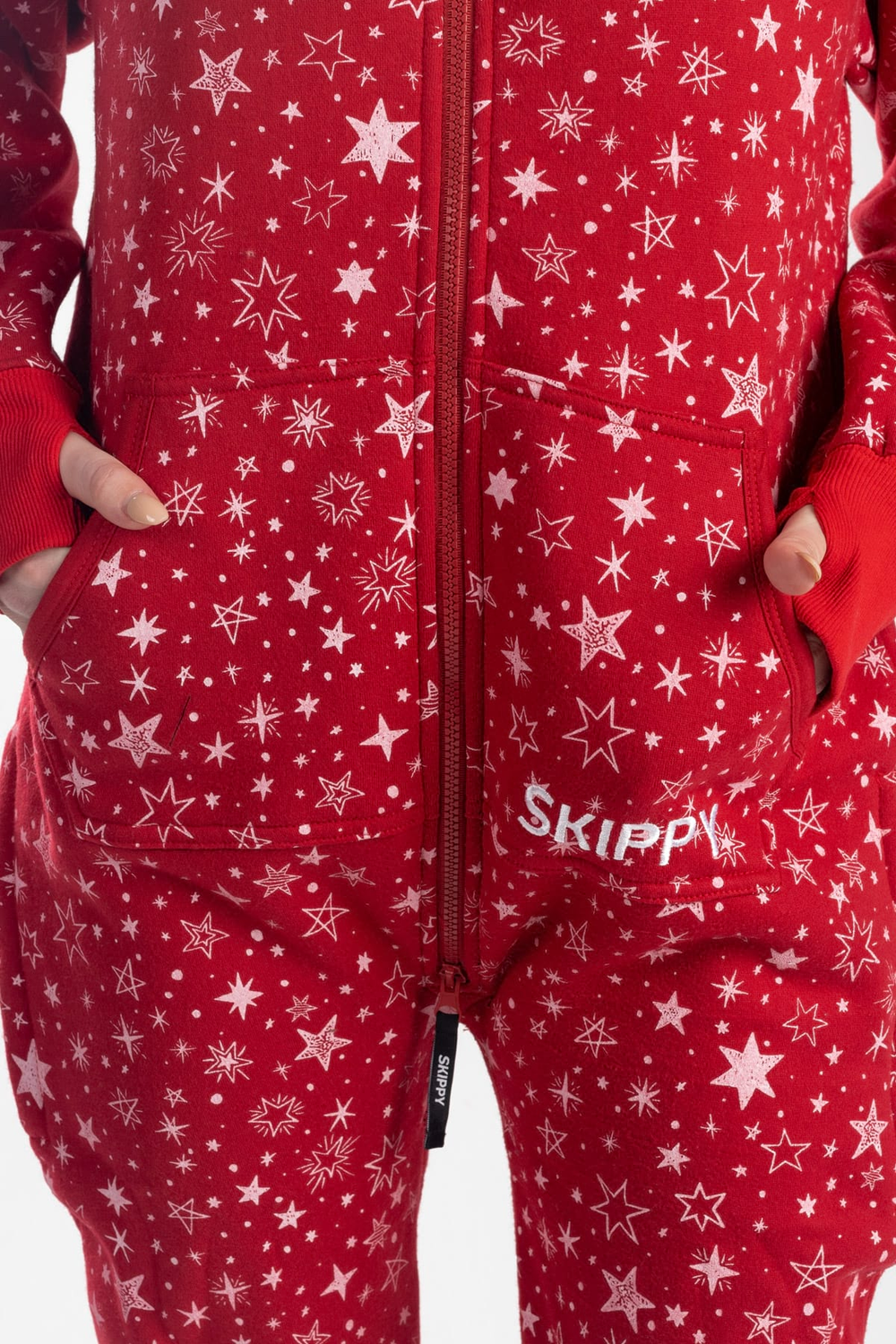 Onesie – Sterne rot