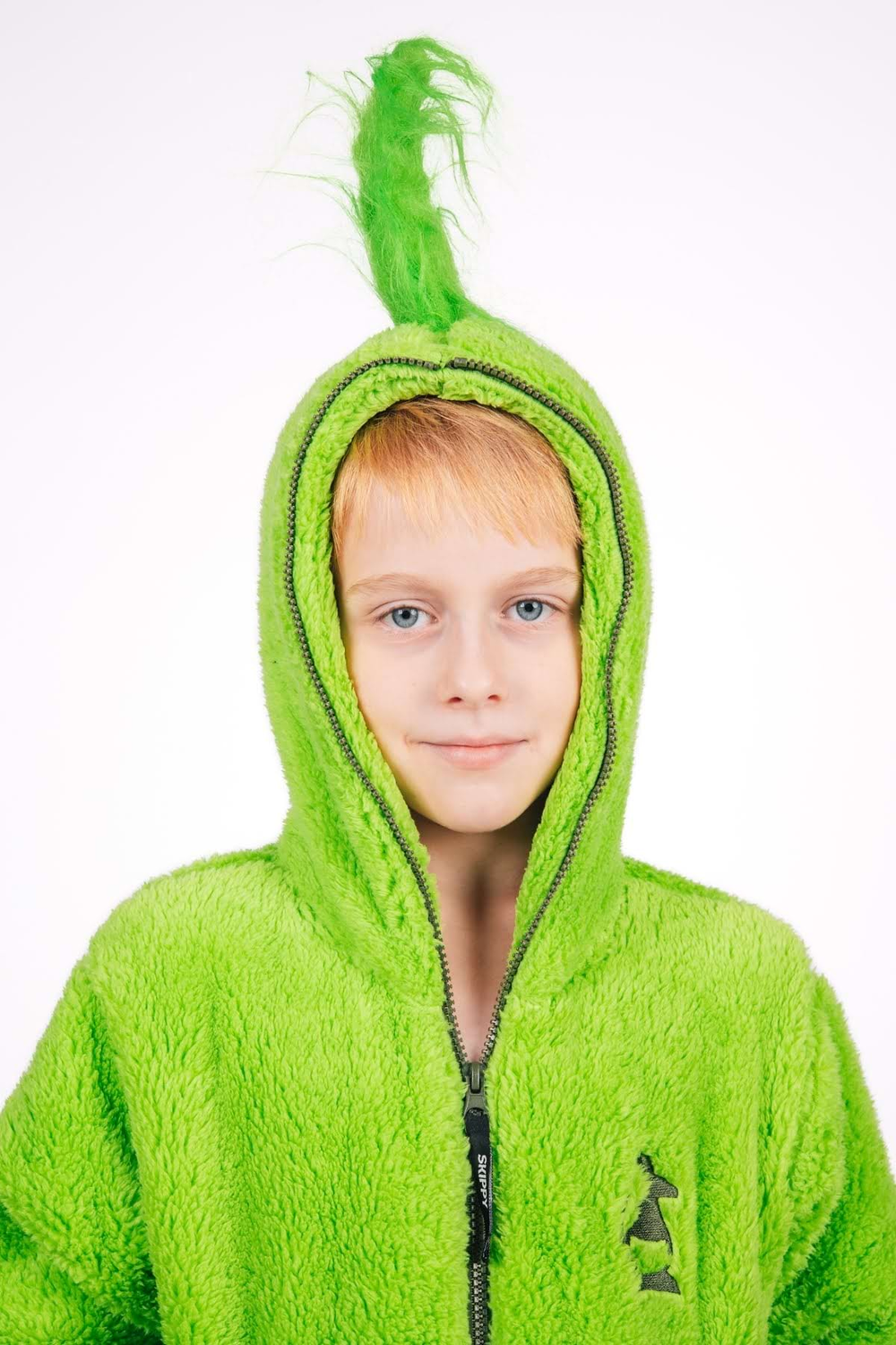 Kinder-Onesie Teddy – Grinch