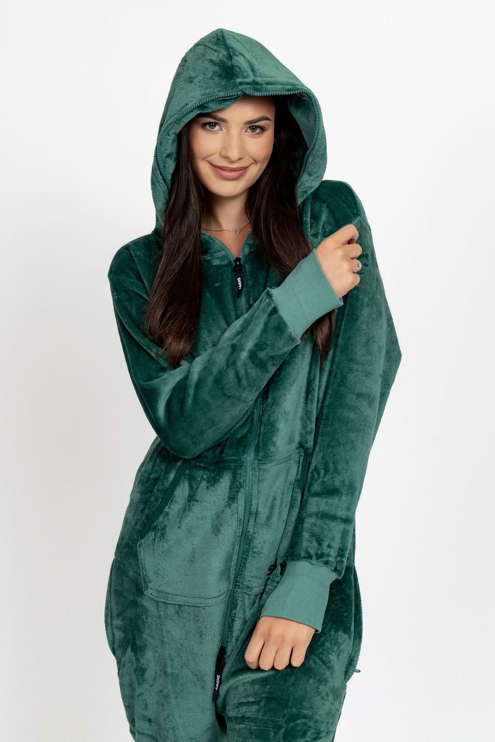 Onesie Velour – Dark Green