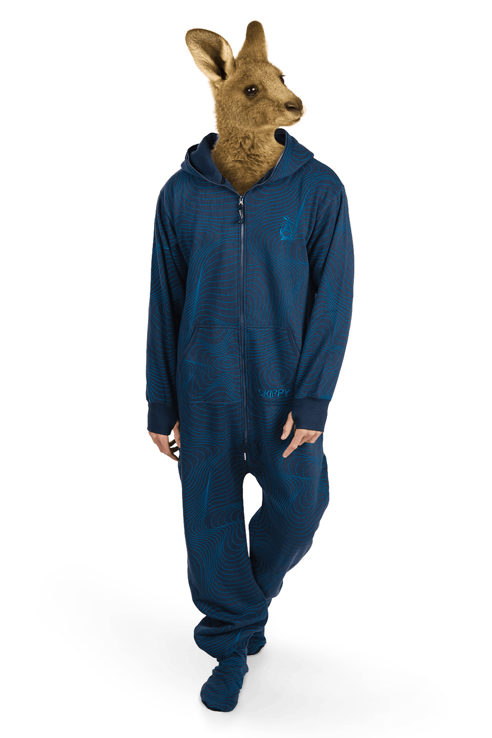 Onesie – Geometric navy