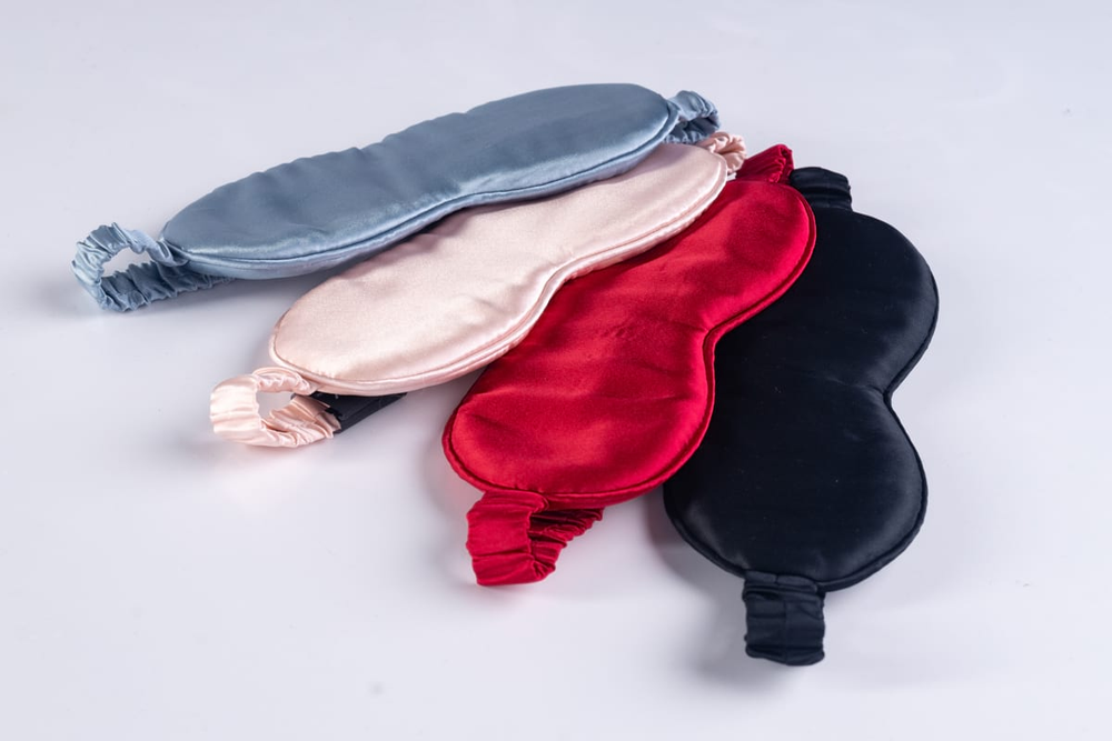 Seidenschlafmaske – rot