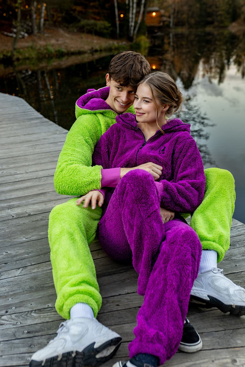 Onesie Teddy – plum