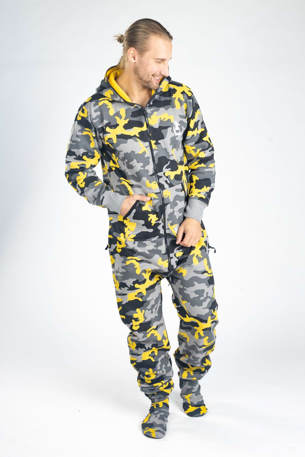 Onesie – Camo gelb