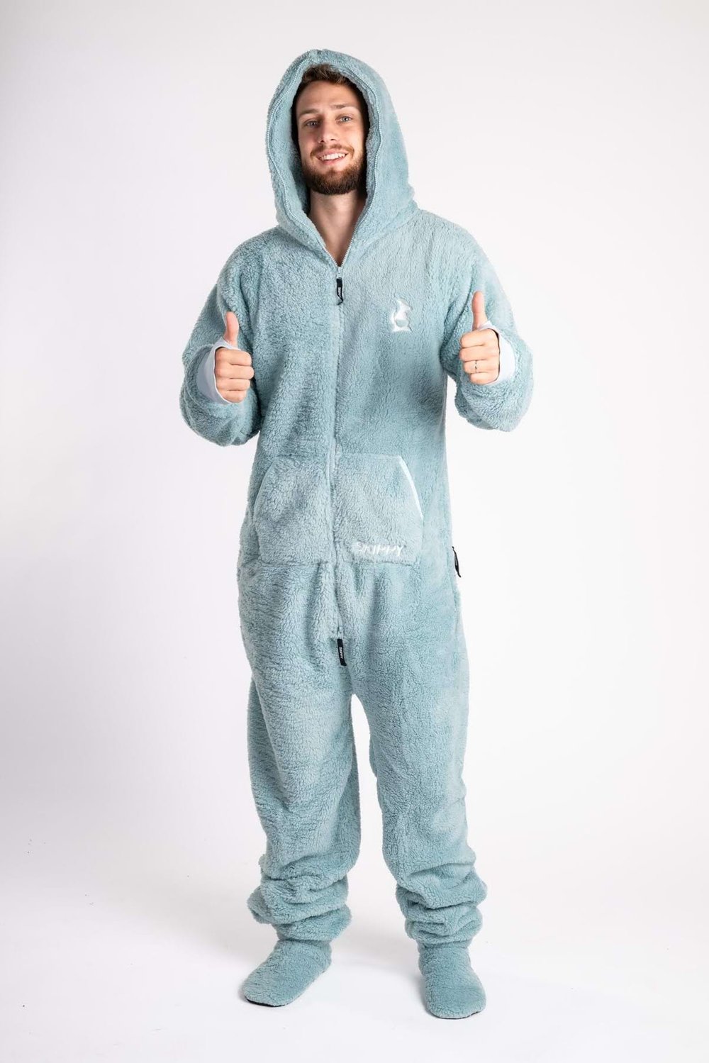 Onesie Teddy – dusty mint