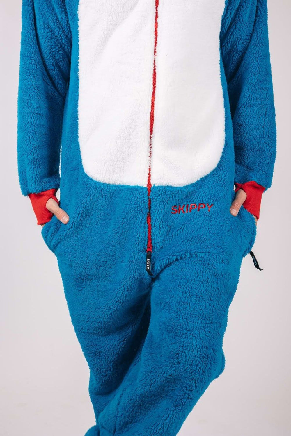 Onesie Teddy – Einhorn blau